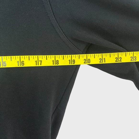 Kappa Logo Hoodie Mens Size Small Black And Green Graphic Long Sleeve Sweatshirt - Picture 12 of 13